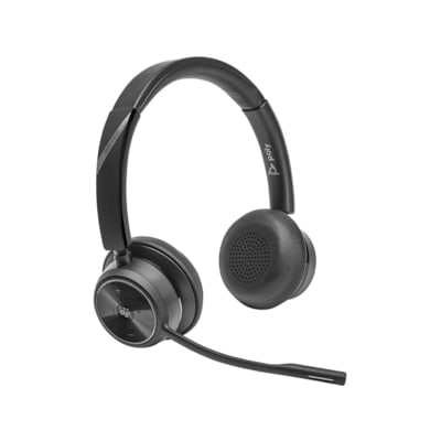 Poly Savi 7420 Office DECT Stereo-Headset, für Microsoft Teams zertifiziert von Poly