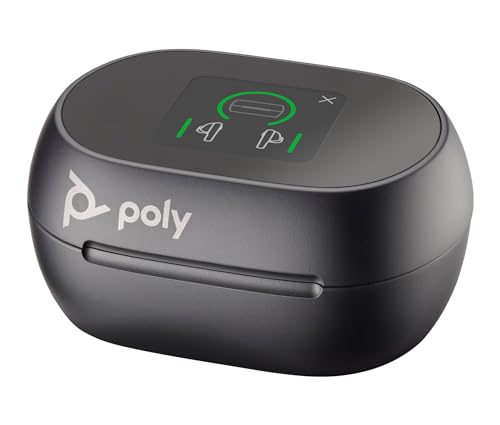 Poly Touchscreen Lade Etui schwarz Voyager Free 60+ UC (USB-C) von Poly