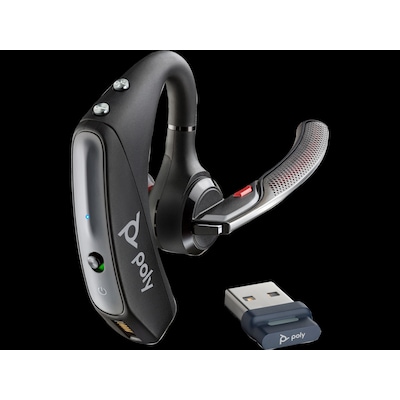 Poly Voyager 5200 USB-A Bluetooth Headset + BT700 Dongle (7K2F3AA) von Poly