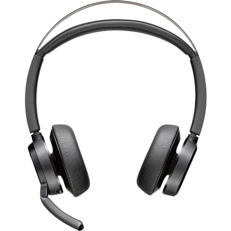 Poly Voyager Focus 2 USB-C-Headset incl. Ladestation + Adapter USB-C/ -A von Poly