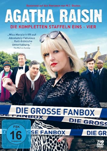 Agatha Raisin - Die große Fanbox mit den Staffeln 1-4 - In limitierter Erstauflage inkl. 4-teiligen-Postkartenset [9 DVDs] von Polyband/WVG