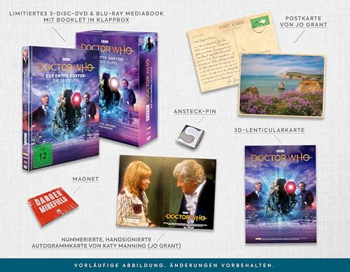 Doctor Who: Der Dritte Doktor - Die Seeteufel (Limited Special Edition, DVD/BD Combi) - AMAZON exklusiv von Polyband/WVG