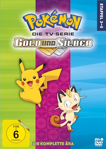 Pokémon - Die TV-Serie: Gold und Silber - Staffel 3-5 [20 DVDs] von Polyband/WVG