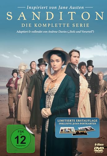 Sanditon - Die komplette Serie - In Erstauflage inkl. 3 Fan-Postkarten. [6 DVDs] von Polyband/WVG