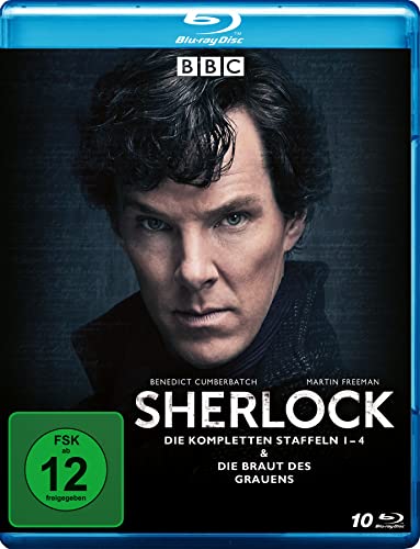 Sherlock - Die komplette Serie: Staffeln 1-4 & Die Braut des Grauens auf 10 BDs LTD. [Blu-ray] von Polyband/WVG