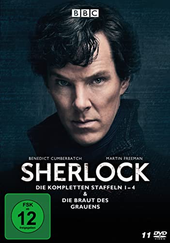 Sherlock - Die komplette Serie: Staffeln 1-4 & Die Braut des Grauens auf 11 DVDs LTD. von Polyband/WVG
