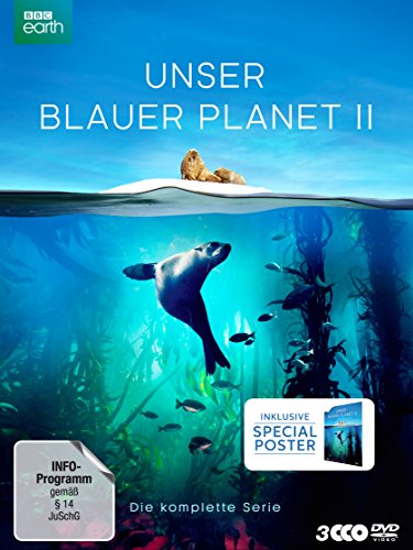 UNSER BLAUER PLANET II - Die komplette ungeschnittene Serie zur ARD-Reihe "Der blaue Planet" [3 DVDs] [Limited Collector's Edition- Version mit Poster) (exklusiv bei Amazon.de) von Polyband/WVG