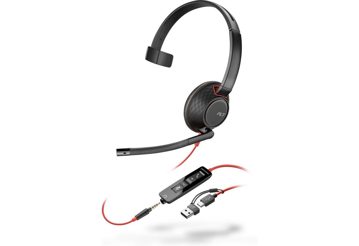 Polycom Poly Blackwire 5210 - 5200 Series - Headset - On-E Headset Polycom Poly Blackwire 5210 - 5200 Series - Headset - On-E Headset von Polycom