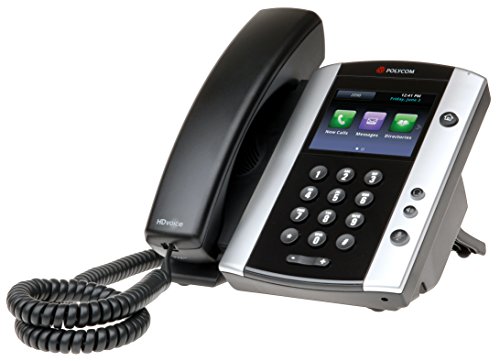 Polycom VVX 501 Telefonhörer Kabelgebundenes 12zeilen TFT Schwarz von Polycom