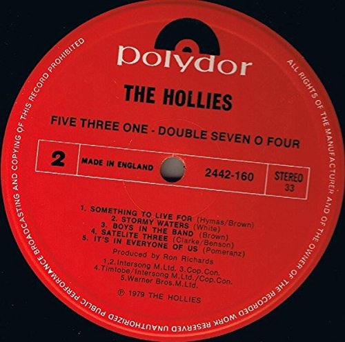 the hollies LP von Polydor
