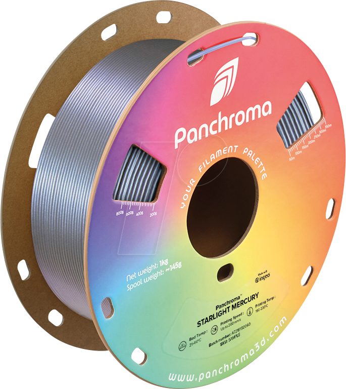 POLYMAKER CA2018 - Filament, Panchroma PLA, Starlight Mercury, 1,75 mm, 1 kg POLYMAKER CA2018 - Filament, Panchroma PLA, Starlight Mercury, 1,75 mm, 1 kg von Polymaker
