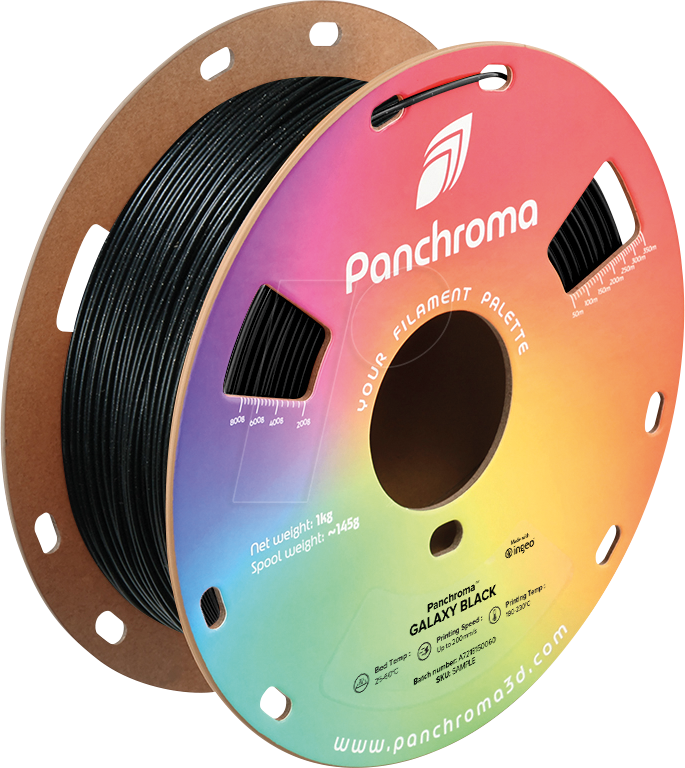 POLYMAKER CA2024 - Filament, Panchroma PLA, Galaxy Black, 1,75 mm, 1 kg POLYMAKER CA2024 - Filament, Panchroma PLA, Galaxy Black, 1,75 mm, 1 kg von Polymaker
