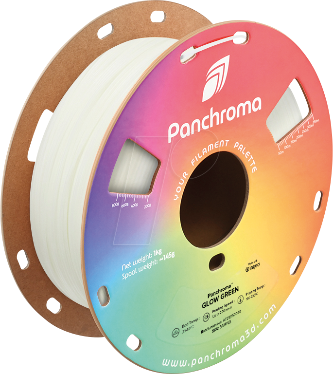 POLYMAKER CA2030 - Filament, Panchroma PLA, Glow Green, 1,75 mm, 1 kg POLYMAKER CA2030 - Filament, Panchroma PLA, Glow Green, 1,75 mm, 1 kg von Polymaker
