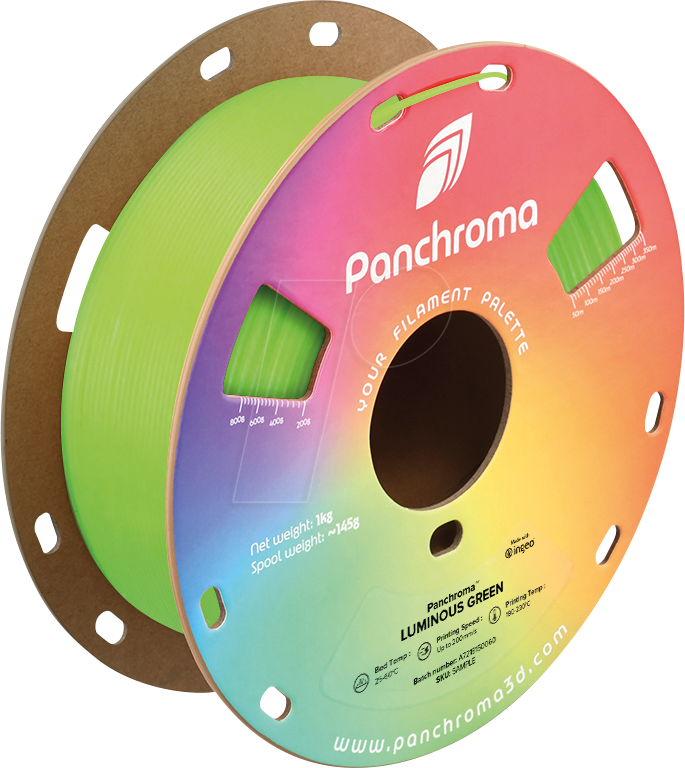 POLYMAKER CA2032 - Filament, Panchroma PLA, Luminous Green, 1,75 mm, 1 kg POLYMAKER CA2032 - Filament, Panchroma PLA, Luminous Green, 1,75 mm, 1 kg von Polymaker