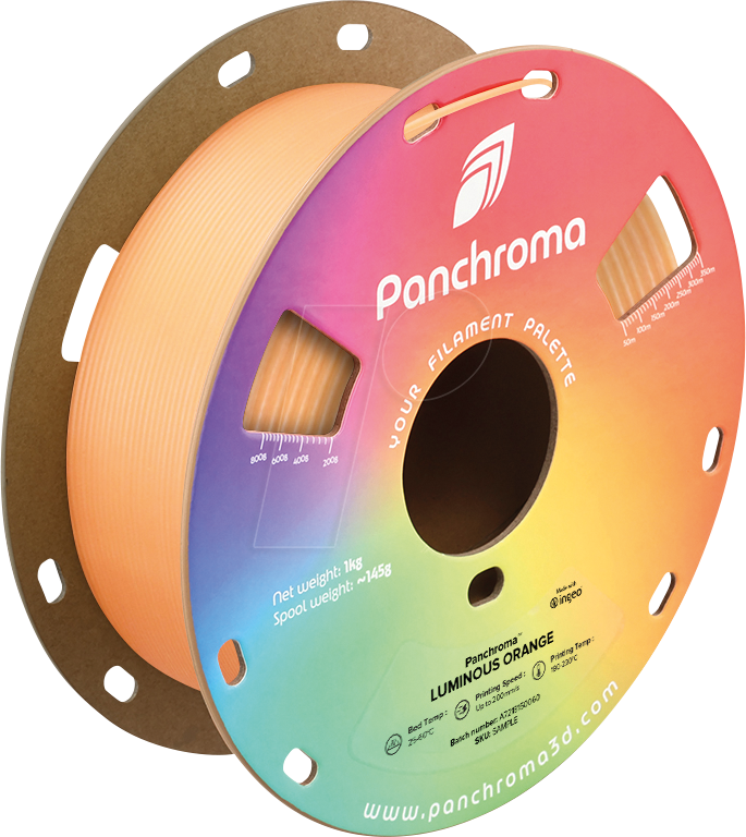 POLYMAKER CA2033 - Filament, Panchroma PLA, Luminous Orange, 1,75 mm, 1 kg POLYMAKER CA2033 - Filament, Panchroma PLA, Luminous Orange, 1,75 mm, 1 kg von Polymaker