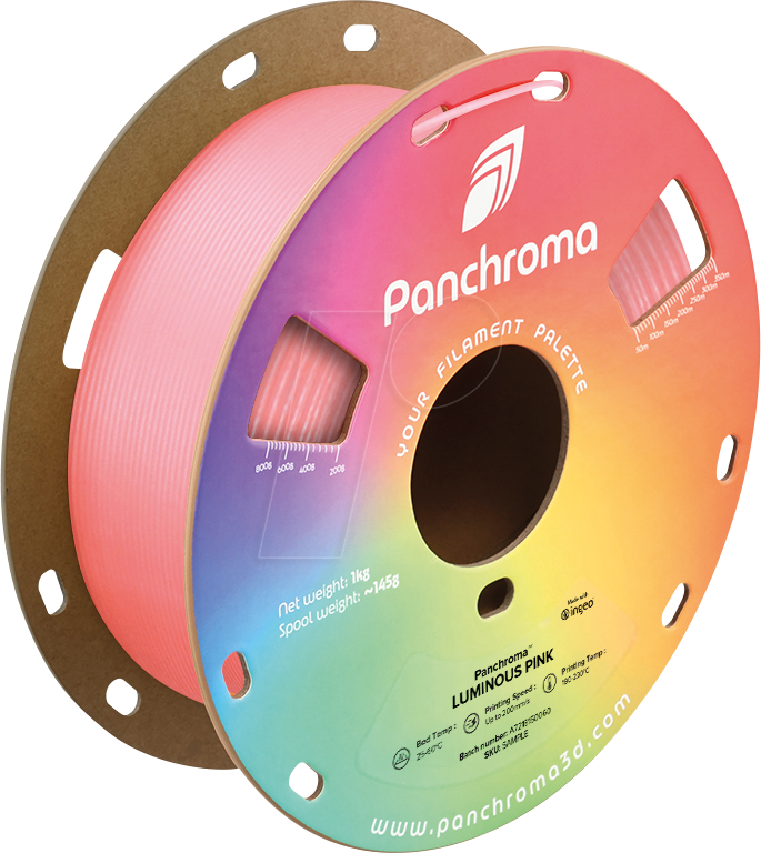 POLYMAKER CA2034 - Filament, Panchroma PLA, Luminous Pink, 1,75 mm, 1 kg POLYMAKER CA2034 - Filament, Panchroma PLA, Luminous Pink, 1,75 mm, 1 kg von Polymaker