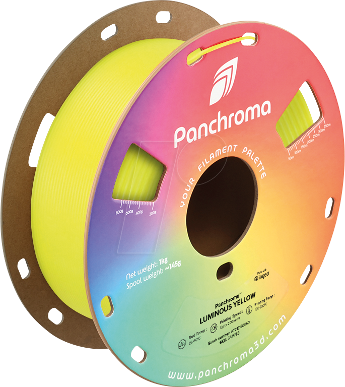POLYMAKER CA2035 - Filament, Panchroma PLA, Luminous Yellow, 1,75 mm, 1 kg POLYMAKER CA2035 - Filament, Panchroma PLA, Luminous Yellow, 1,75 mm, 1 kg von Polymaker