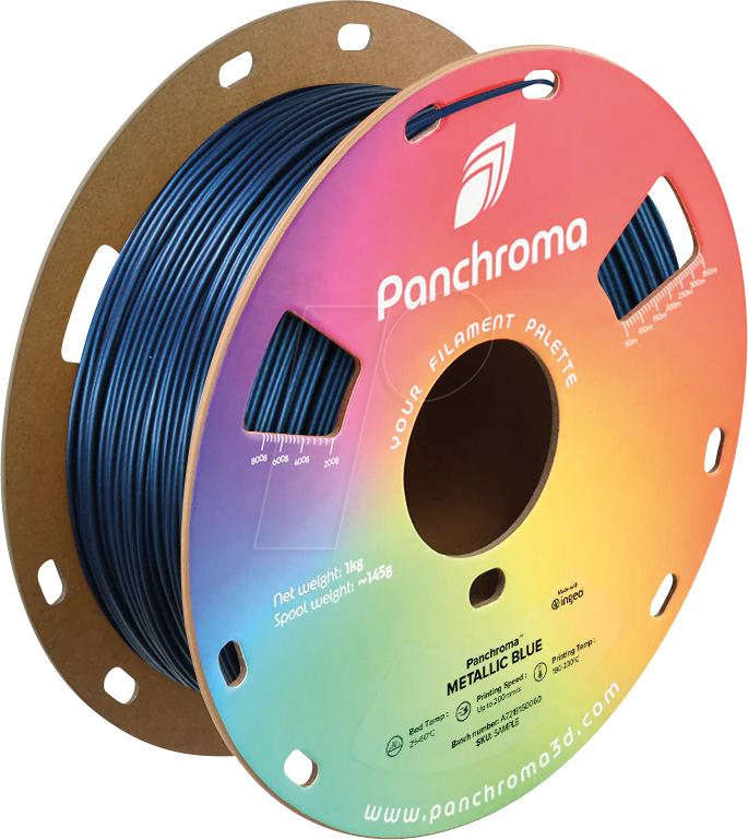 POLYMAKER CA2036 - Filament, Panchroma PLA, Metallic Blue, 1,75 mm, 1 kg POLYMAKER CA2036 - Filament, Panchroma PLA, Metallic Blue, 1,75 mm, 1 kg von Polymaker