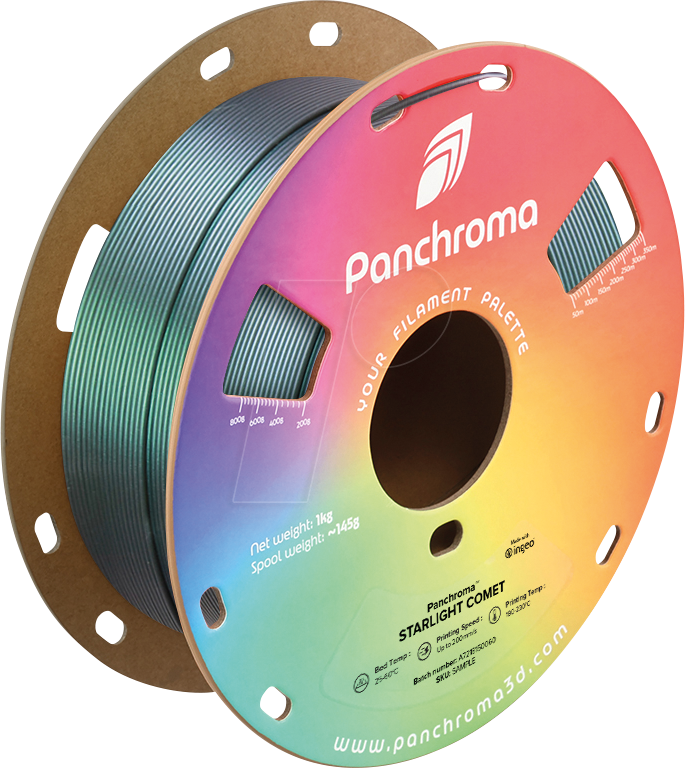 POLYMAKER CA2039 - Filament, Panchroma PLA, Starlight Comet, 1,75 mm, 1 kg POLYMAKER CA2039 - Filament, Panchroma PLA, Starlight Comet, 1,75 mm, 1 kg von Polymaker