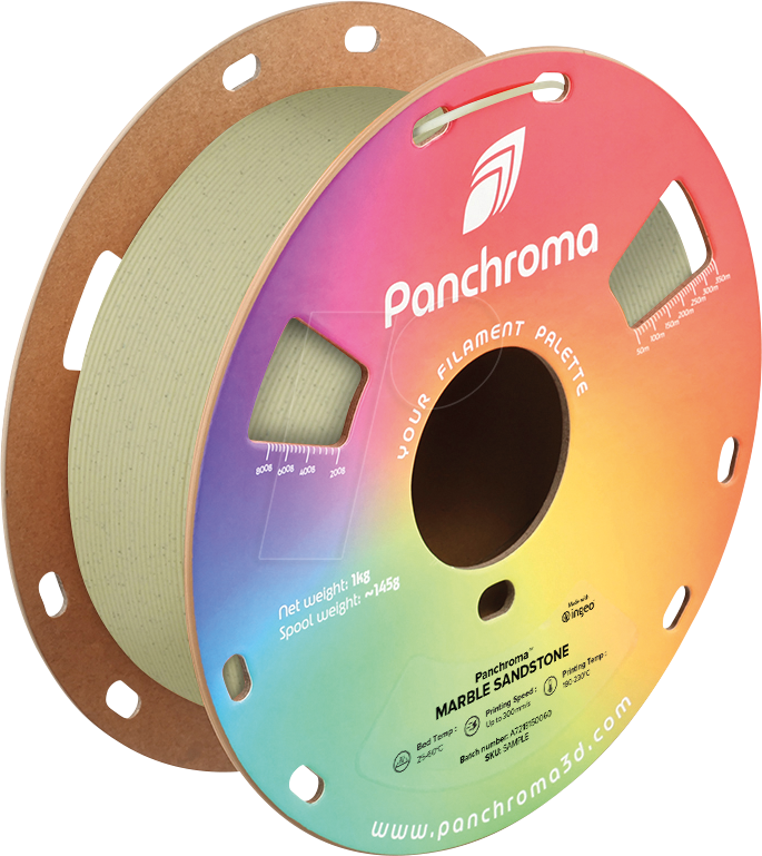 POLYMAKER CA4003 - Filament, Panchroma PLA, Marble Sandstone, 1,75 mm, 1 kg von Polymaker