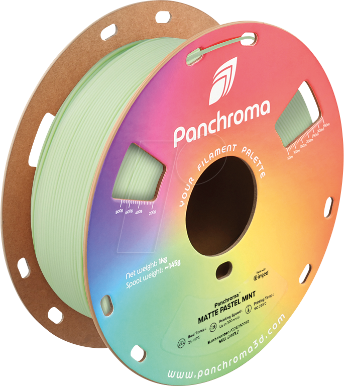 POLYMAKER CA4032 - Filament, Panchroma PLA, Matte Pastel Mint, 1,75 mm, 1 kg von Polymaker