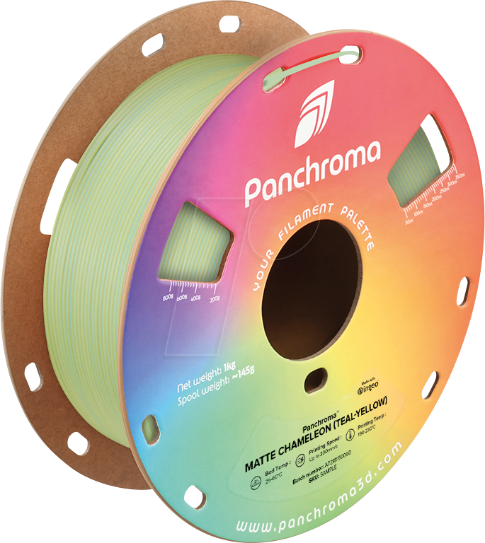 POLYMAKER CA4043 - Filament, Panchroma PLA, Dual Matte Chameleon, 1,75 mm, 1 kg von Polymaker