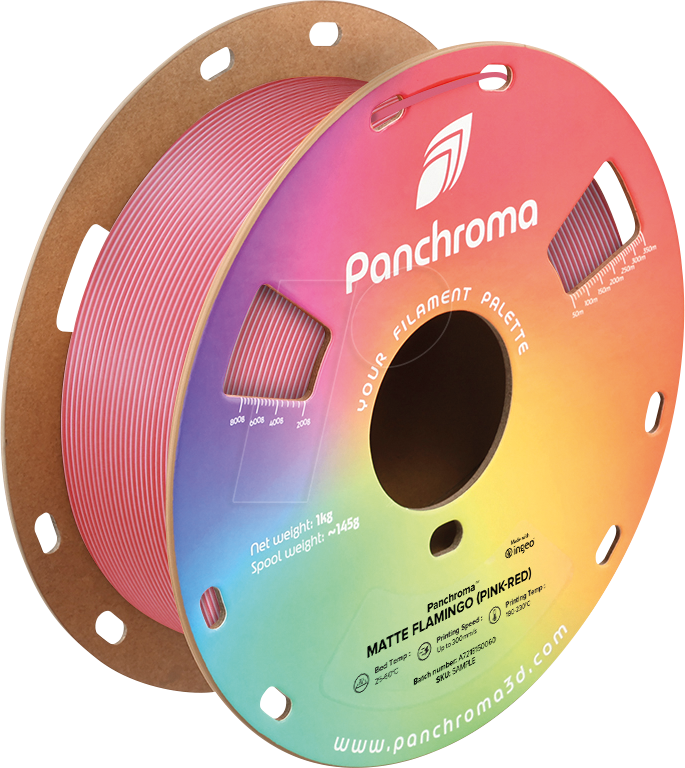 POLYMAKER CA4044 - Filament, Panchroma PLA, Dual Matte Flamingo, 1,75 mm, 1 kg von Polymaker