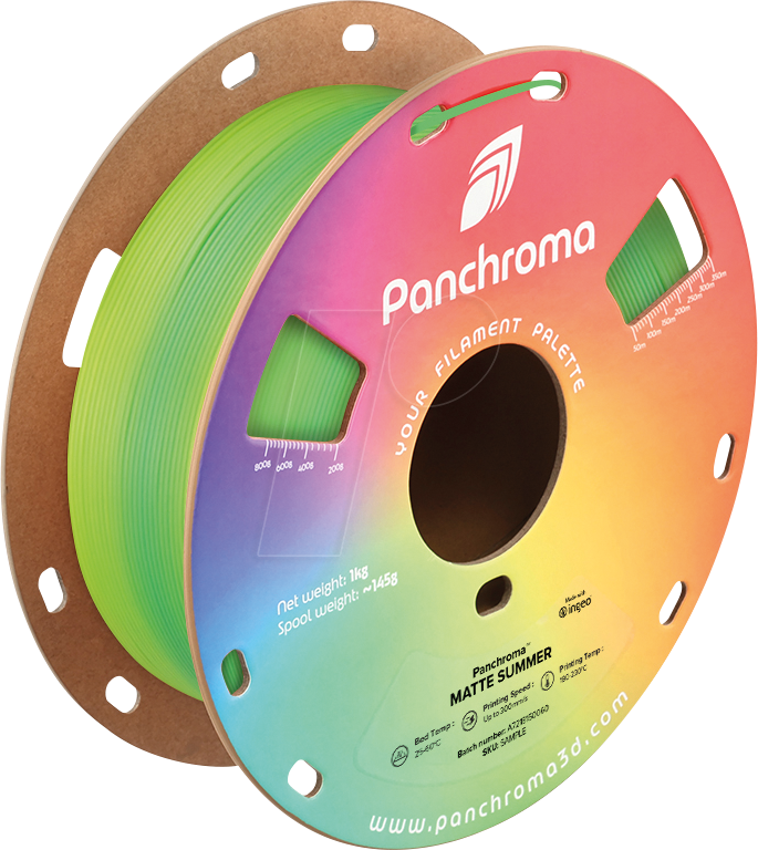 POLYMAKER CA4057 - Filament, Panchroma PLA, Gradient Matte Summer, 1,75 mm, 1 kg POLYMAKER CA4057 - Filament, Panchroma PLA, Gradient Matte Summer, 1,75 mm, 1 kg von Polymaker