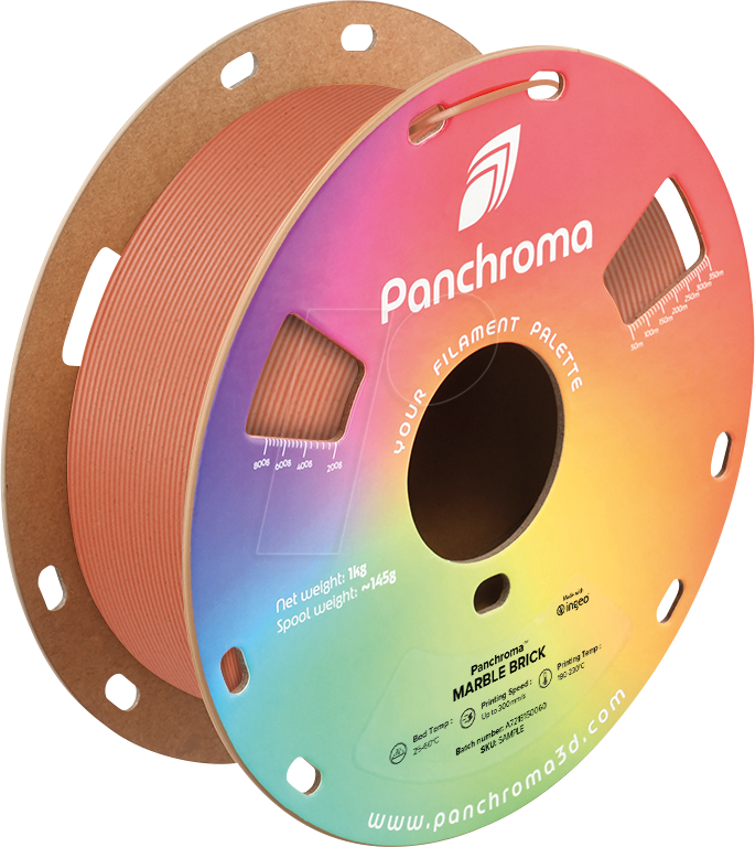 POLYMAKER CA4061 - Filament, Panchroma PLA, Marble Brick, 1,75 mm, 1 kg von Polymaker