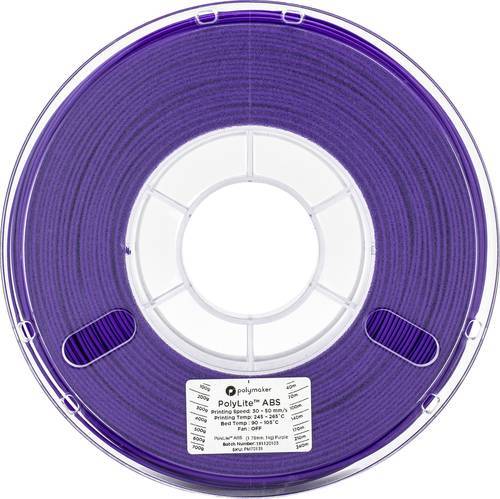 Polymaker 70172 Filament ABS 2.85mm 1kg Violett PolyLite 1St. Polymaker 70172 Filament ABS 2.85mm 1kg Violett PolyLite 1St. von Polymaker