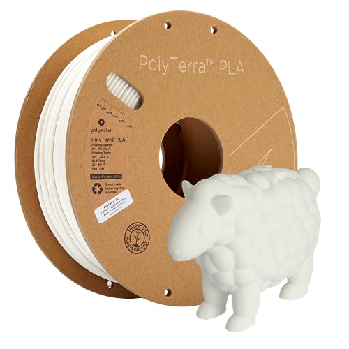 Polymaker 70823 PolyTerra PLA Filament PLA 2.85mm 1000g Weiß (matt) 1St. von Polymaker