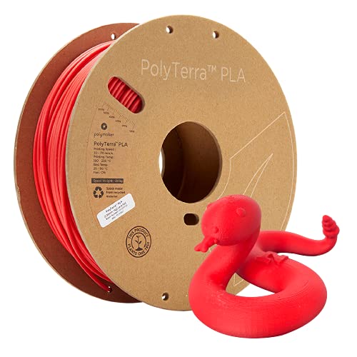 Polymaker 70827 PolyTerra PLA Filament PLA 2.85mm 1000g Rot (matt) 1St. von Polymaker