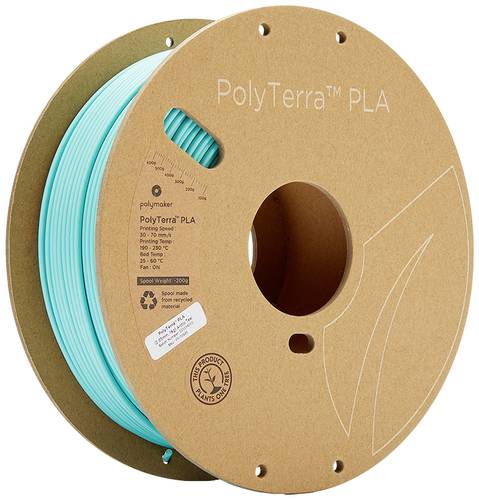 Polymaker 70845 PolyTerra PLA Filament PLA 2.85mm 1000g Blau-Grün 1St. Polymaker 70845 PolyTerra PLA Filament PLA 2.85mm 1000g Blau-Grün 1St. von Polymaker