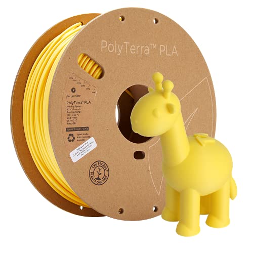 Polymaker 70851 PolyTerra PLA Filament PLA 2.85mm 1000g Gelb (matt) 1St. von Polymaker