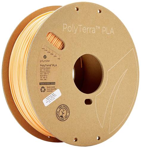 Polymaker 70863 PolyTerra PLA Filament PLA geringerer Kunststoffgehalt 1.75mm 1000g Pastell-Orange 1 Polymaker 70863 PolyTerra PLA Filament PLA geringerer Kunststoffgehalt 1.75mm 1000g Pastell-Orange 1 von Polymaker