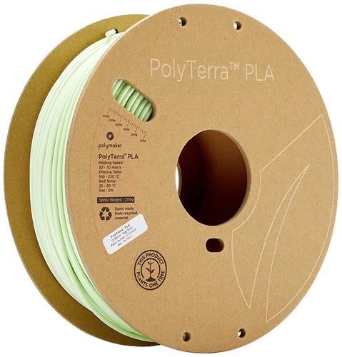 Polymaker 70870 PolyTerra PLA Filament PLA 2.85mm 1000g Mint, Minze 1St. von Polymaker