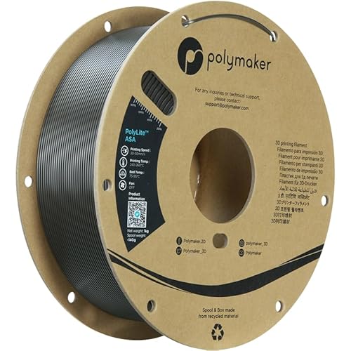 Polymaker ASA Filament, 1,75 mm, Olivgrün, 1 kg, ASA 3D-Drucker-Filament, hitze- und wetterbeständig, ASA-3D-Filament, perfekt zum Drucken von funktionalen Teilen im Freien, Maßgenauigkeit +/- 0,03 mm Polymaker ASA Filament, 1,75 mm, Olivgrün, 1 kg, ASA 3D-Drucker-Filament, hitze- und wetterbeständig, ASA-3D-Filament, perfekt zum Drucken von funktionalen Teilen im Freien, Maßgenauigkeit +/- 0,03 mm von Polymaker