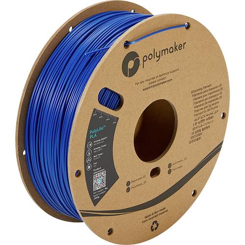 Polymaker PA02005 PolyLite Filament PLA 1.75mm 1000g Blau 1St. Polymaker PA02005 PolyLite Filament PLA 1.75mm 1000g Blau 1St. von Polymaker