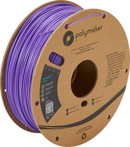 Polymaker PA02024 PolyLite Filament PLA 2.85mm 1000g Lila 1St. von Polymaker