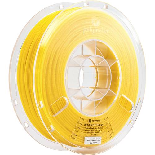 Polymaker PD01004 PolyFlex TPU-95A Filament TPU flexibel 1.75mm 750g Gelb 1St. von Polymaker