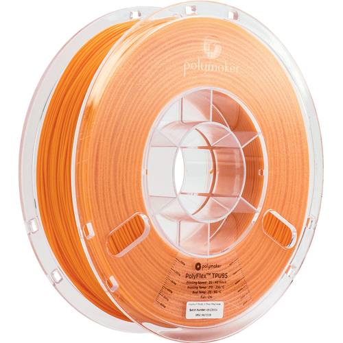 Polymaker PD01006 PolyFlex TPU-95A Filament TPU flexibel 1.75mm 750g Orange 1St. von Polymaker