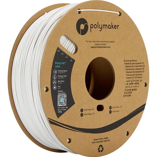 Polymaker PF01002 PolyLite Filament ASA UV-beständig, witterungsbeständig, hitzebeständig 1.75mm Polymaker PF01002 PolyLite Filament ASA UV-beständig, witterungsbeständig, hitzebeständig 1.75mm von Polymaker