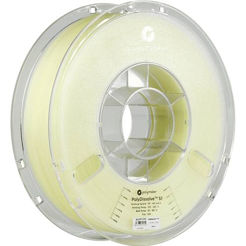 Polymaker PH01001 PolyDissolve™ S1 Filament PVA wasserlöslich 1.75mm 750g Natur 1St. von Polymaker