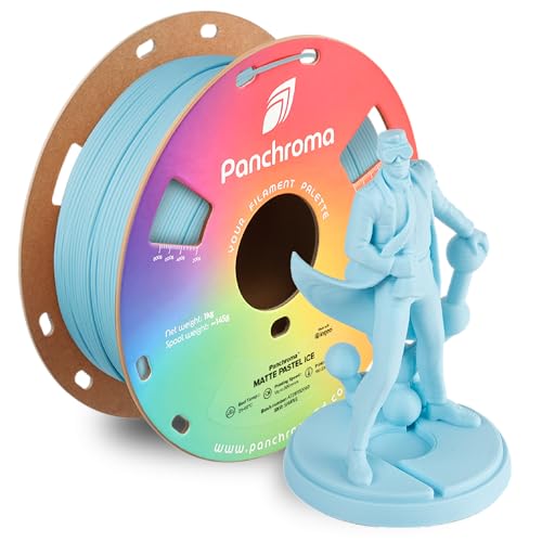 Polymaker Panchroma Matte PLA Filament, Matte Pastel Ice 1,75 mm, 1 kg 3D-Druck-Filament, ehemals Polyterra Matte 3D-Drucker-PLA-Filament, passend für die meisten FDM-3D-Drucker, 1-kg-Spule Polymaker Panchroma Matte PLA Filament, Matte Pastel Ice 1,75 mm, 1 kg 3D-Druck-Filament, ehemals Polyterra Matte 3D-Drucker-PLA-Filament, passend für die meisten FDM-3D-Drucker, 1-kg-Spule von Polymaker