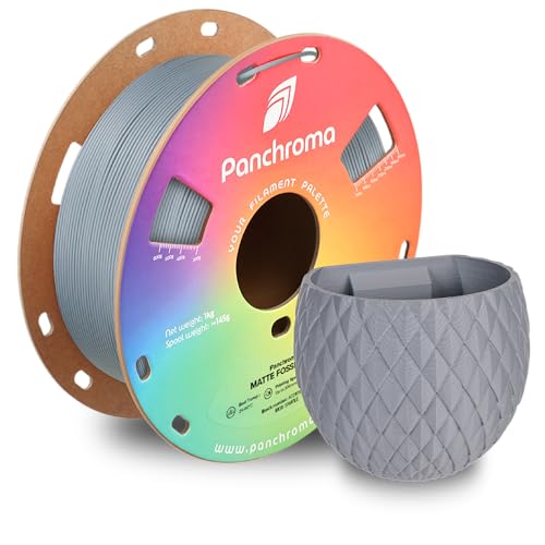 Polymaker Panchroma Matte PLA-Filament, mattes Fossilgrau, 1,75 mm, 1 kg, 3D-Druck-Filament, ehemals Polyterra mattes 3D-Drucker-PLA-Filament, passend für die meisten FDM-3D-Drucker, 1-kg-Spule Polymaker Panchroma Matte PLA-Filament, mattes Fossilgrau, 1,75 mm, 1 kg, 3D-Druck-Filament, ehemals Polyterra mattes 3D-Drucker-PLA-Filament, passend für die meisten FDM-3D-Drucker, 1-kg-Spule von Polymaker