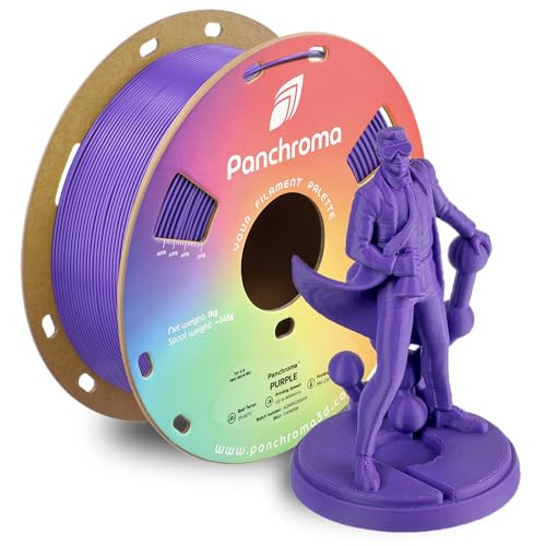Polymaker Panchroma Purple Filament, 1,75 mm, 1 kg, druckt besser als PLA, Panchroma 1,75 lila 3D-Druck-Filament, ermöglicht Hochgeschwindigkeitsdruck, kompatibel mit den meisten 3D-Druckern von Polymaker