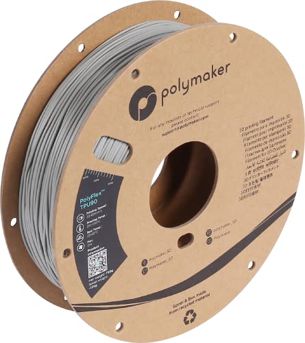 Polymaker PolyFlex TPU-90A Grau - 1,75mm - 750g von Polymaker