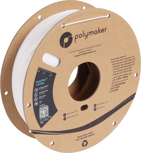 Polymaker PolyFlex TPU-90A Weiß - 1,75mm - 750g von Polymaker