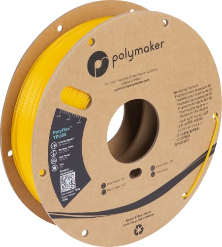 Polymaker PolyFlex TPU-95A Gelb - 1,75mm - 750g Polymaker PolyFlex TPU-95A Gelb - 1,75mm - 750g von Polymaker