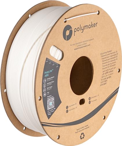Polymaker PolyLite ABS Weiß - 1,75mm - 1kg von Polymaker
